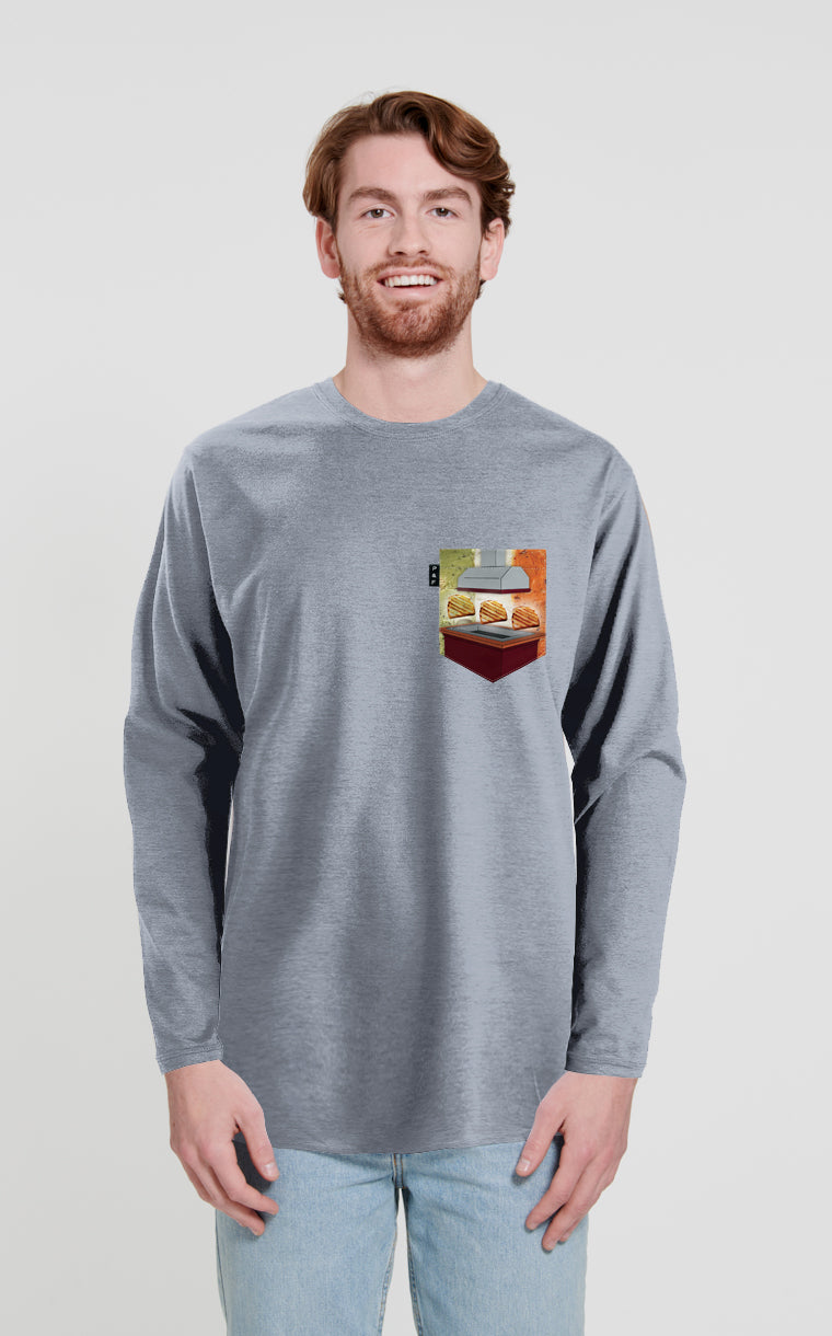 Bar à Pain long sleeve pocket sweater