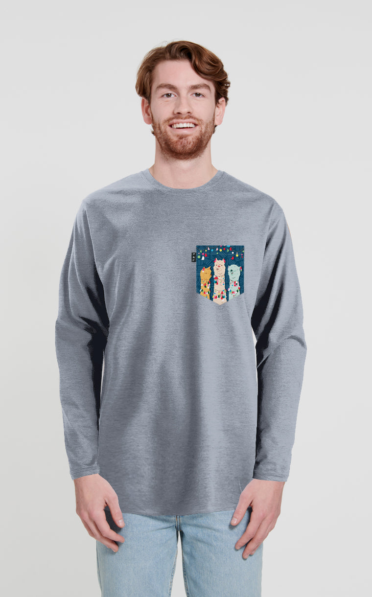 Como te llama long sleeve pocket sweater