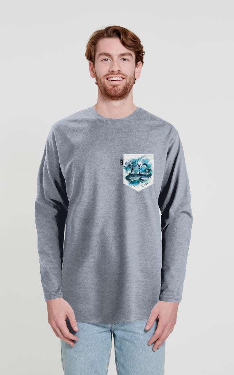 Cystic Fibrosis Canada Long Sleeve Pocket Sweater