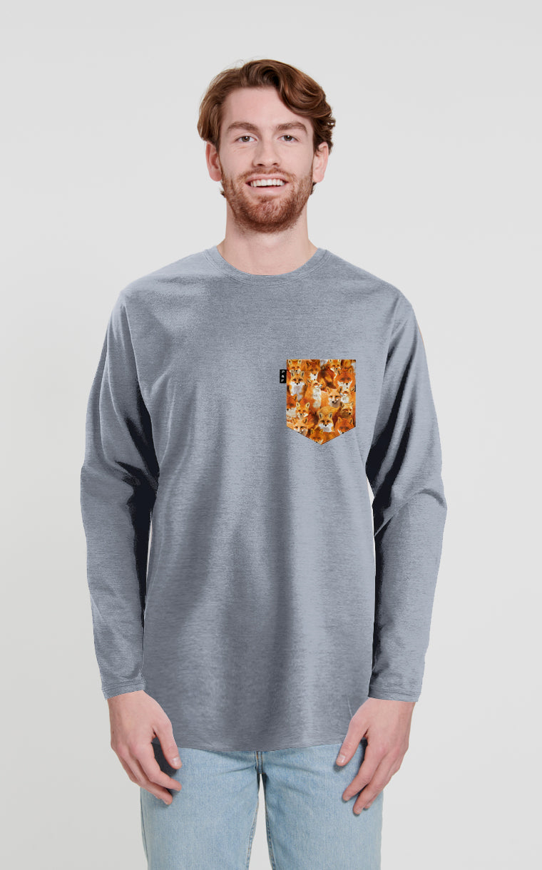 No Fox Given Long Sleeve Pocket Sweater