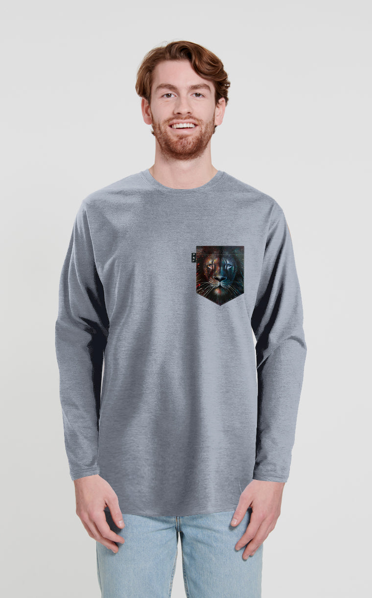 L. Richie Lion Pocket Long Sleeve Sweater