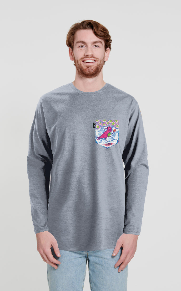 Long sleeve sweater with Bird Bird pocket