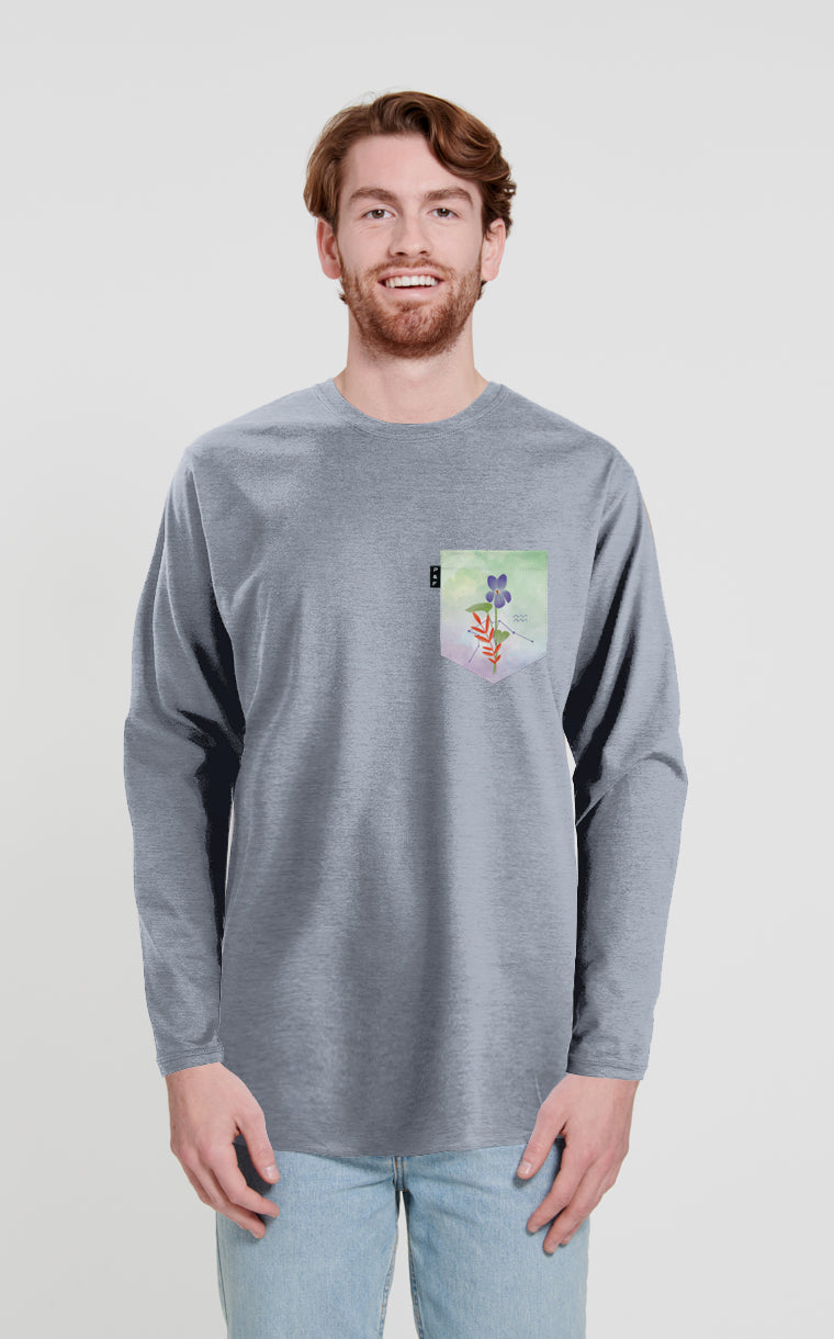 Recto-Aquarius long sleeve pocket sweater