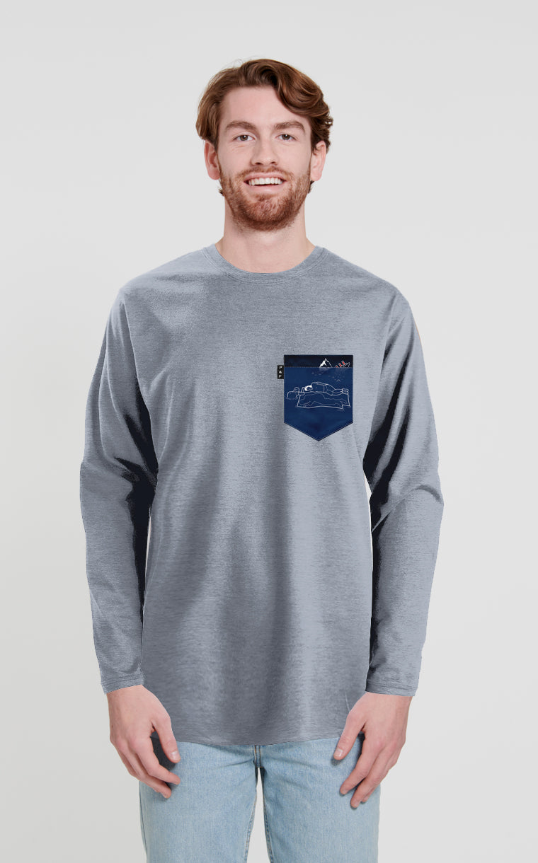 Ship Happens Long Sleeve Pocket Sweater