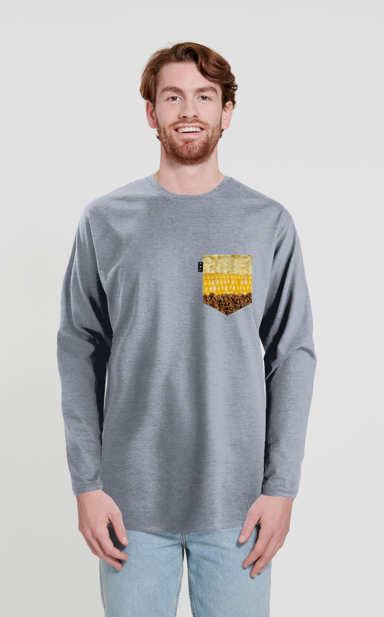 Long sleeved sweater with pocket Steak Corn Potato