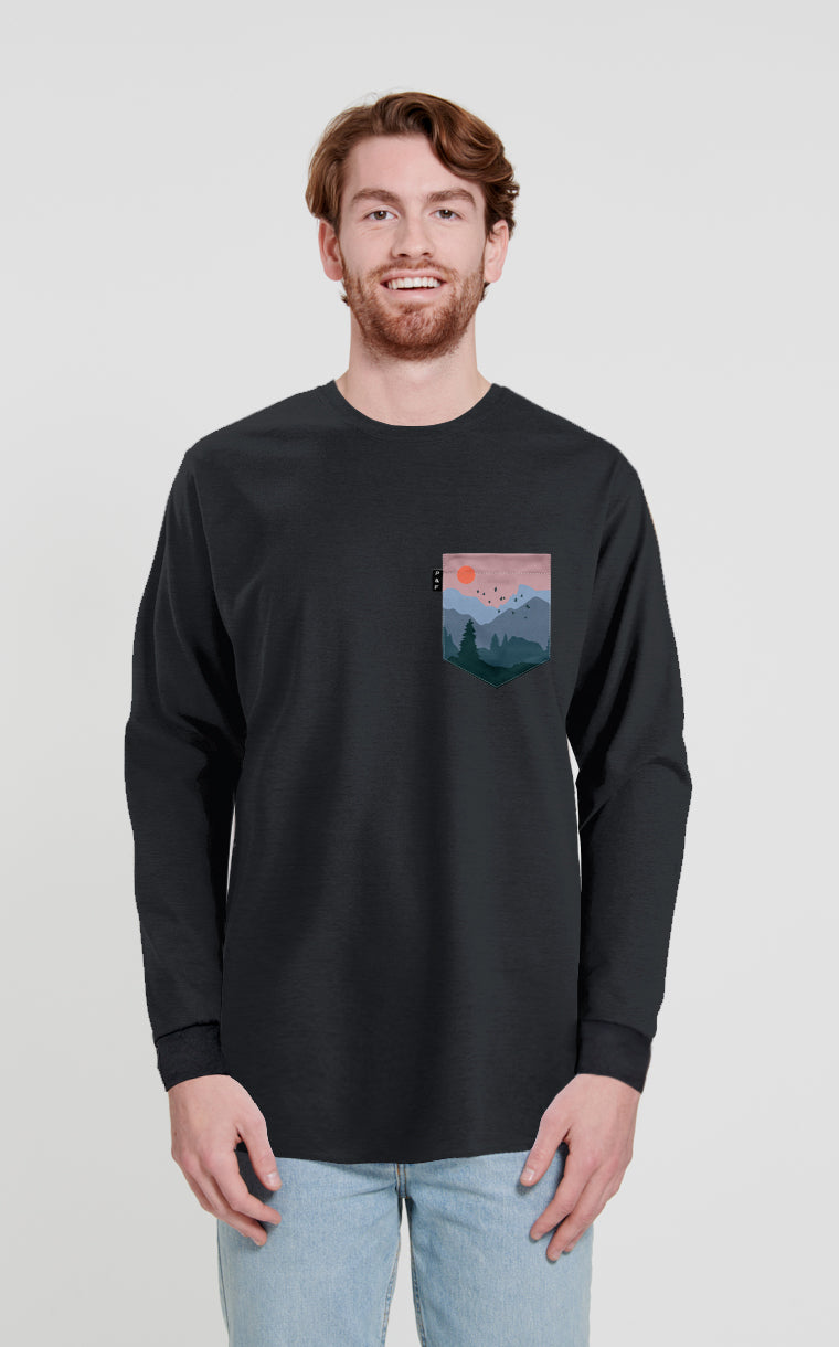 Brokeback Mountain Long Sleeve Pocket Sweater