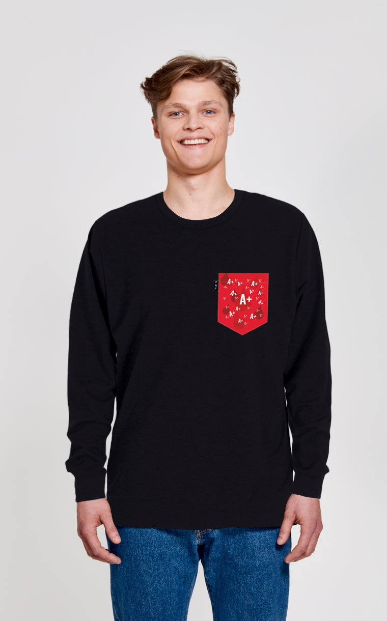 Crewneck Qc à poche pour unisexe avec poche Hema A+  ^ 