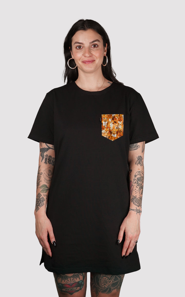 Robe à poche pour femme avec poche No Fox Given ^ 