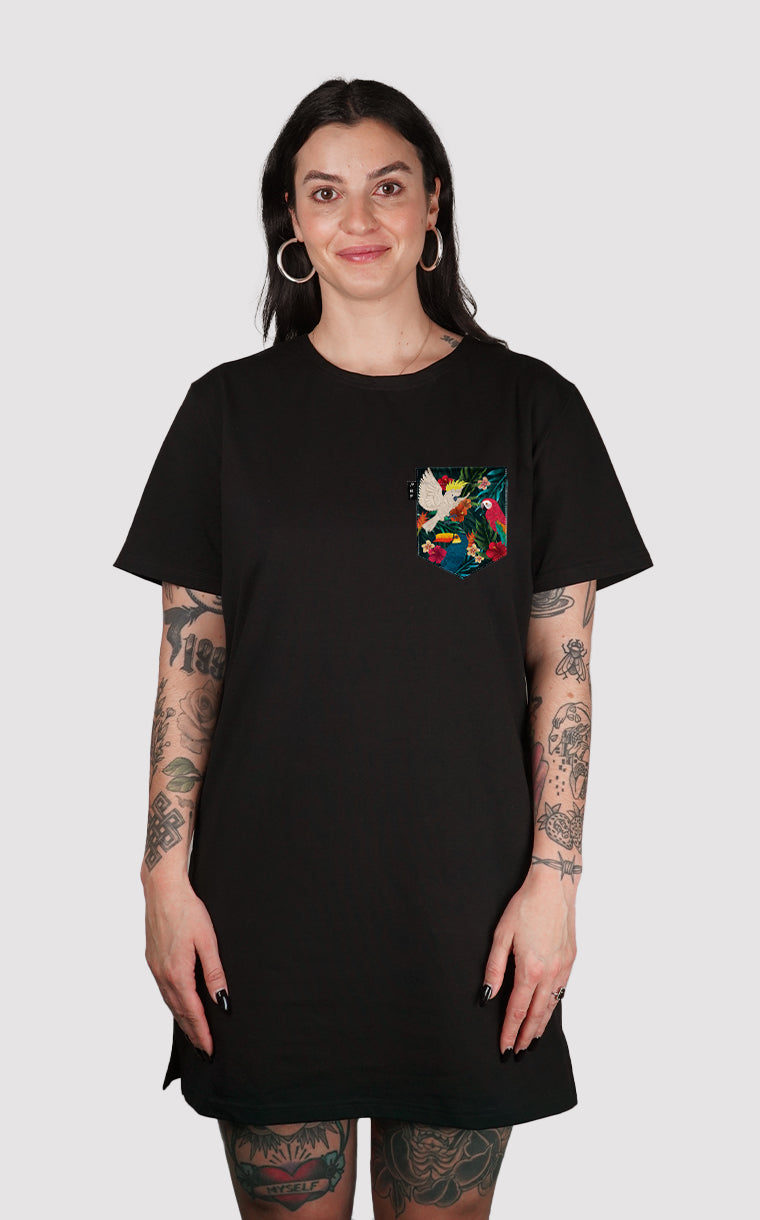 Robe à poche pour femme avec poche King Toucan-Khamon ^ 