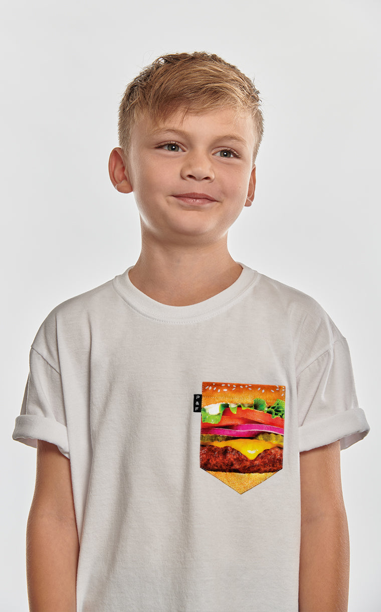 T-shirt à poche pour enfant avec poche Gerry Boulette ^ 