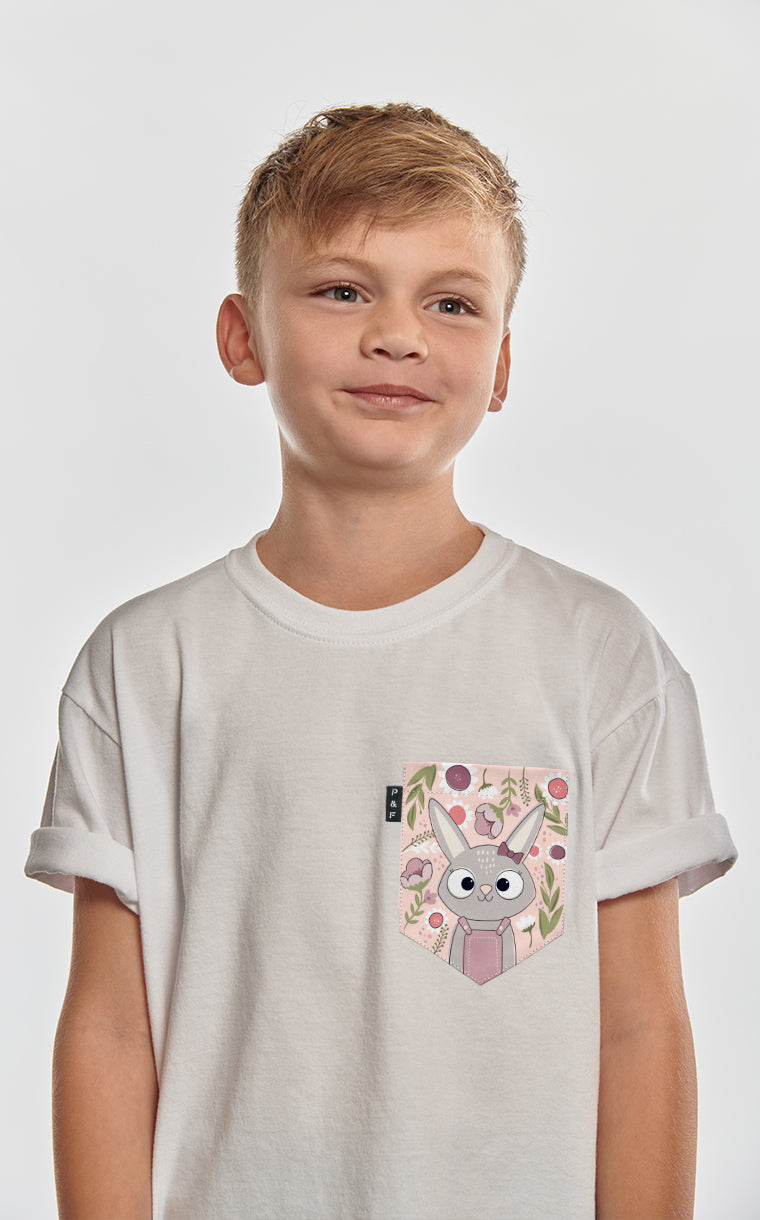 Daisy Rabbit Pocket T-Shirt