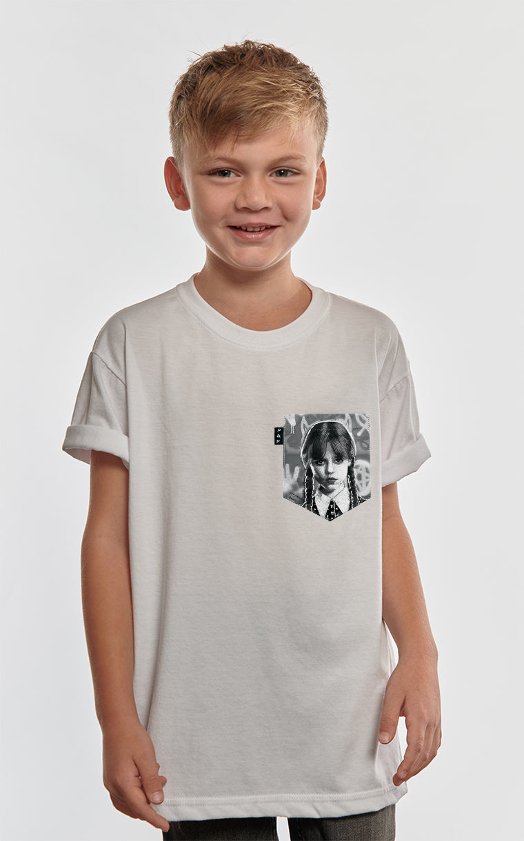 T-shirt à poche pour enfant avec poche Milieu de semaine ^ 