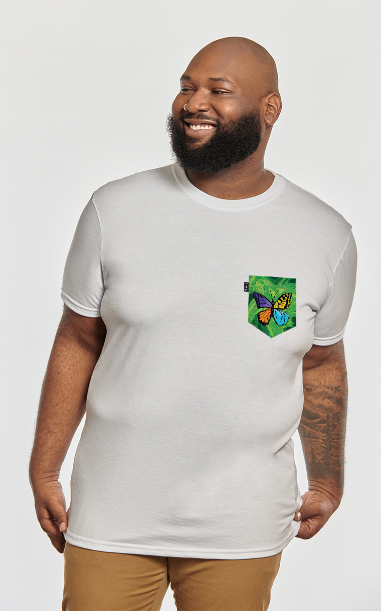 T-shirt à poche pour homme avec poche À chacun sa couleur - Semaine de la déficience intellectuelle ^ 