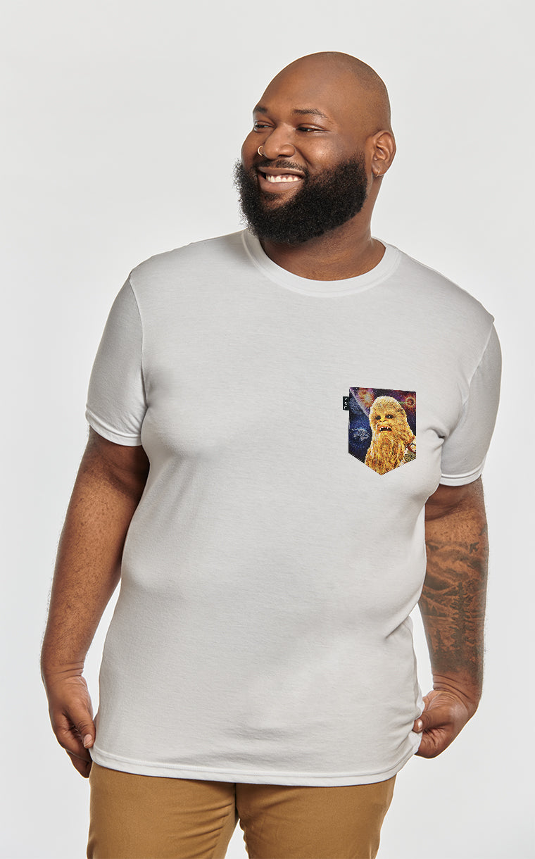 T-shirt à poche pour homme avec poche Onomatopée ^ 