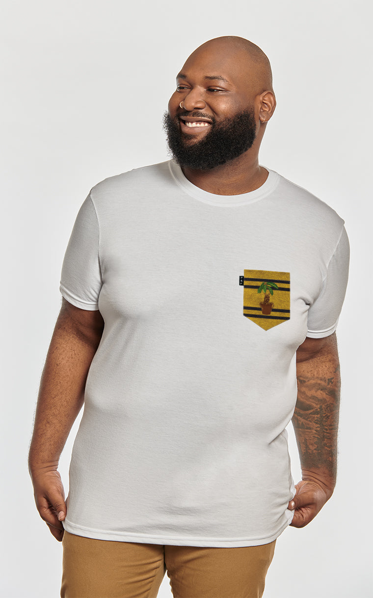 T-shirt à poche pour homme avec poche PuffPuffPass ^ 