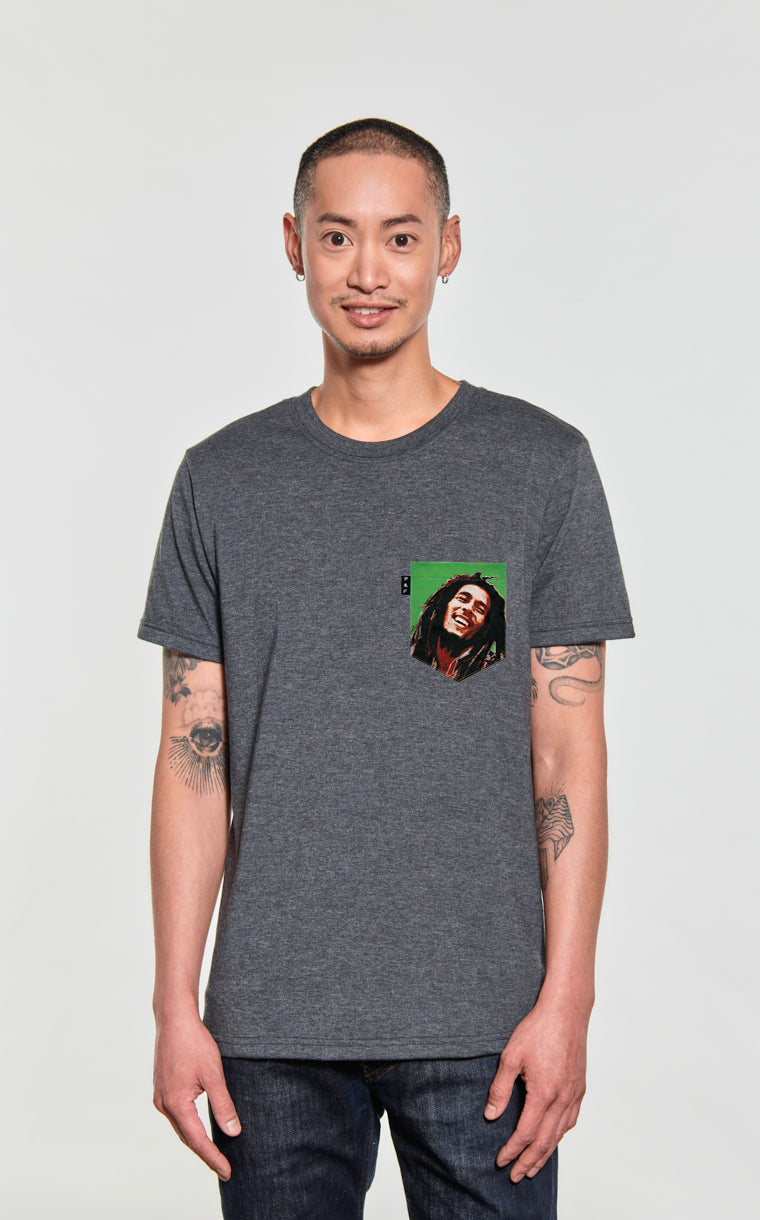 Bob Pocket T-Shirt with Hair