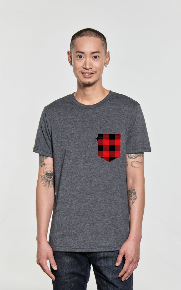 Kid's Plaid Pocket T-Shirt