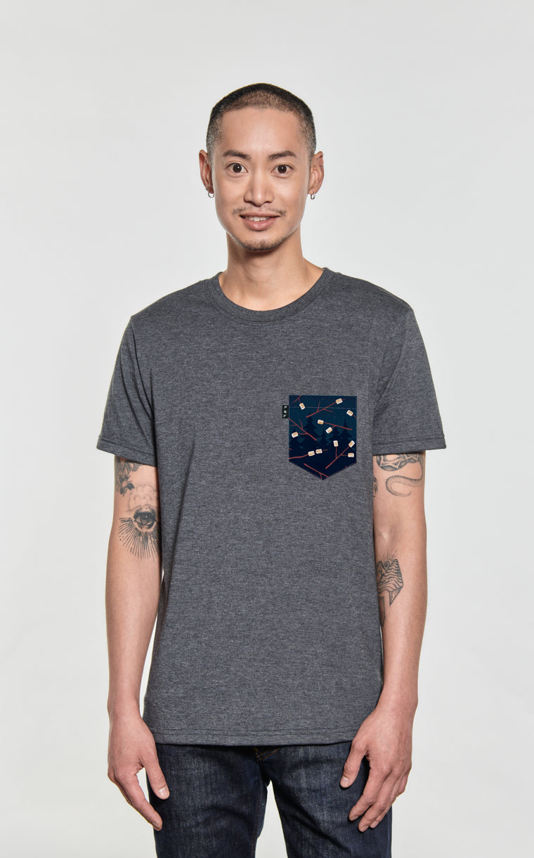 Marshmallow Grain Pocket T-Shirt