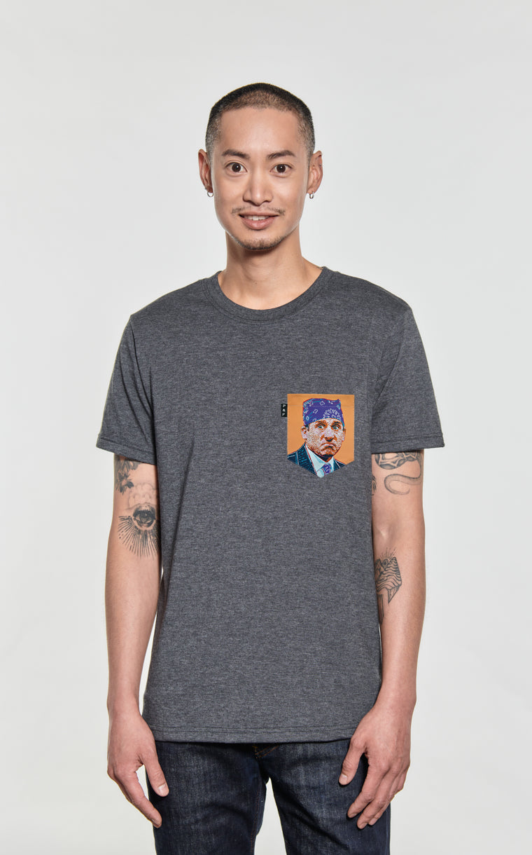 T-shirt à poche pour homme avec poche Prison Mike ^ 