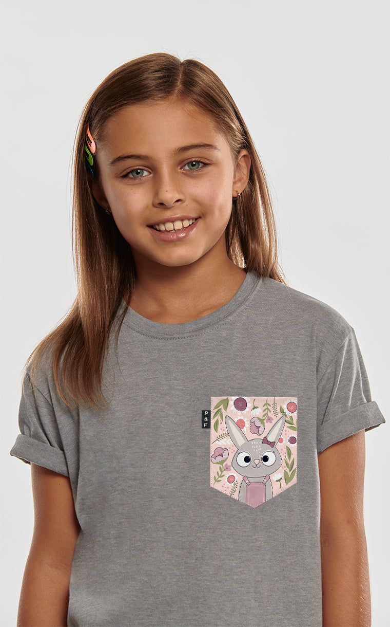 Daisy Rabbit Pocket T-Shirt