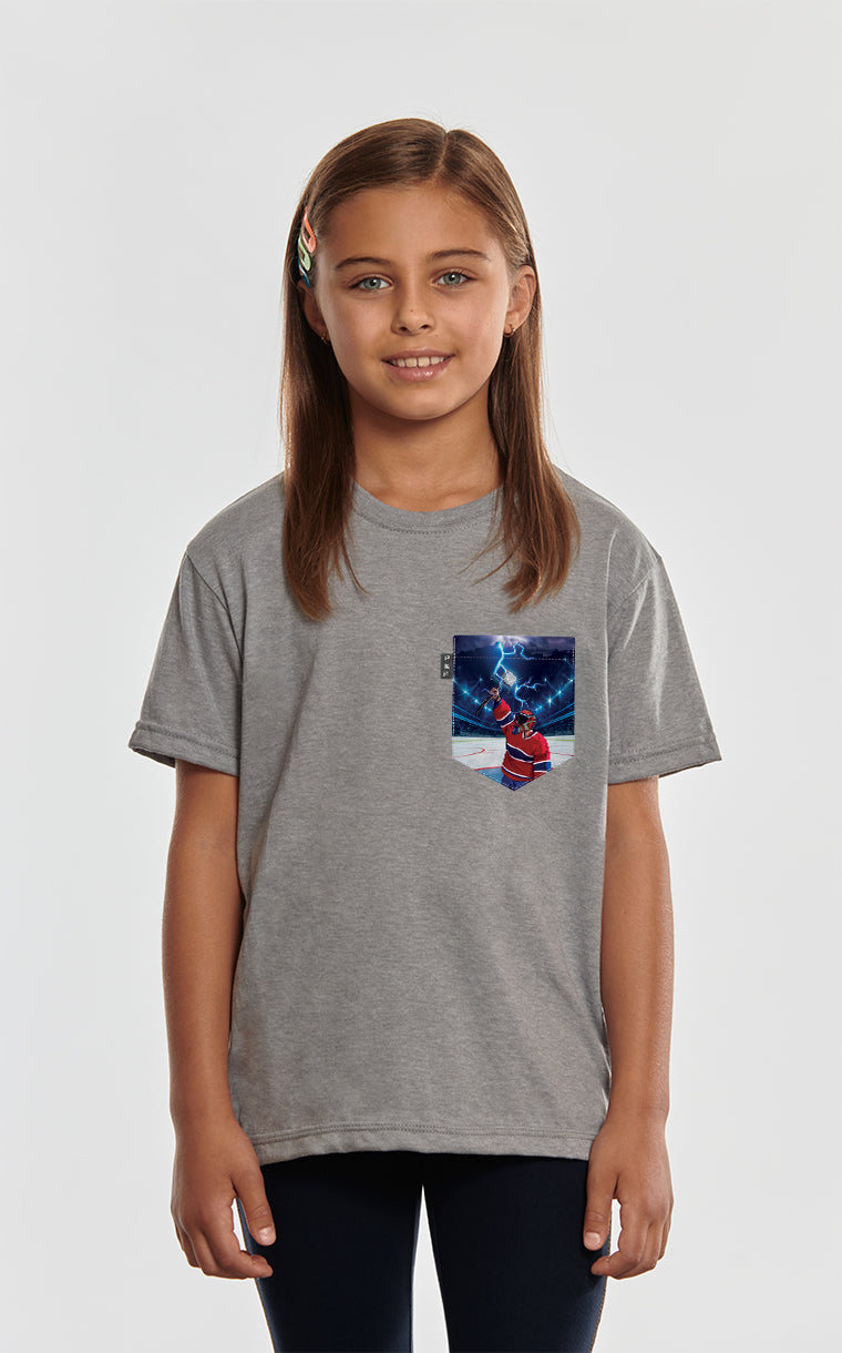 T-shirt à poche pour enfant avec poche Thorrieux sont bons! ^ 