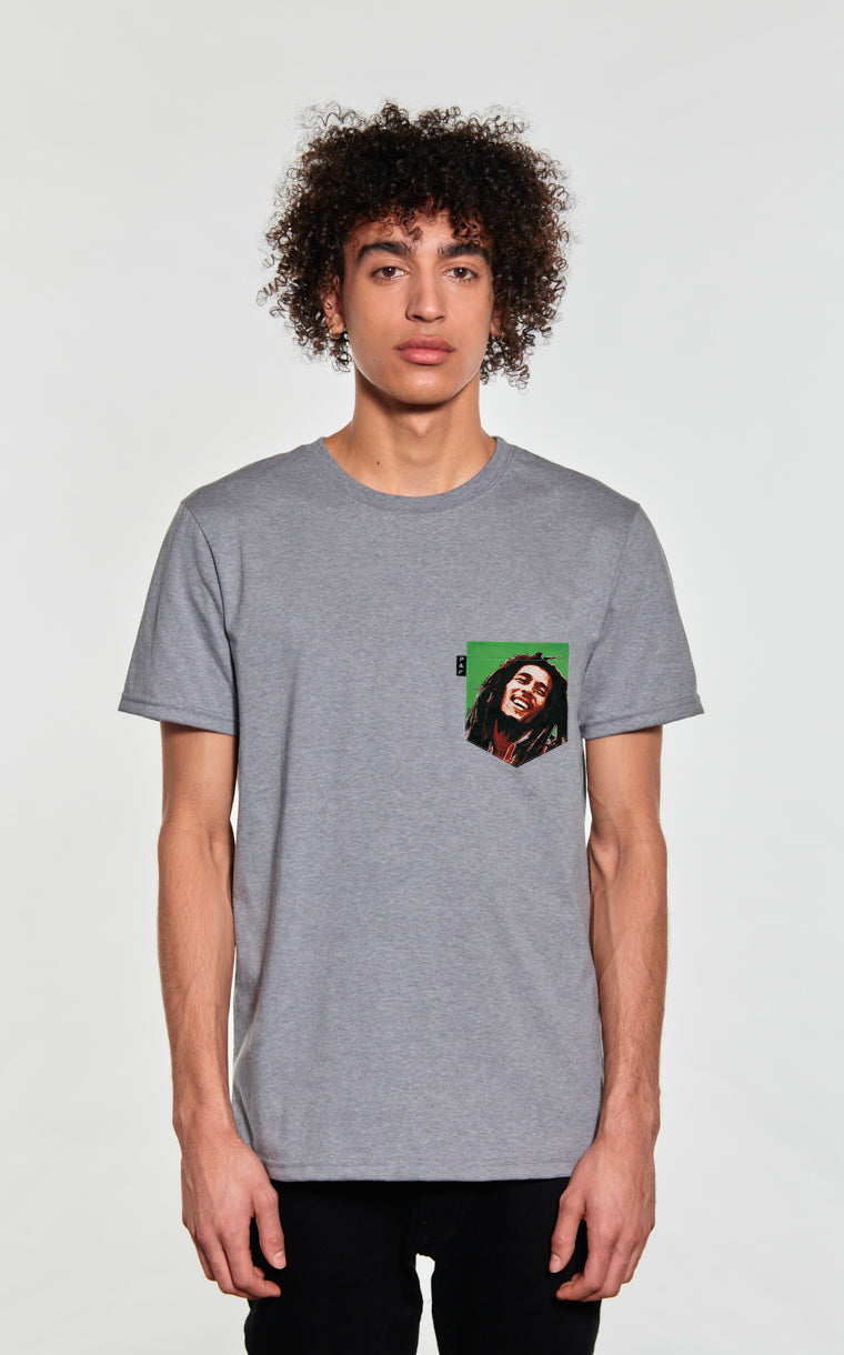 Bob Pocket T-Shirt with Hair