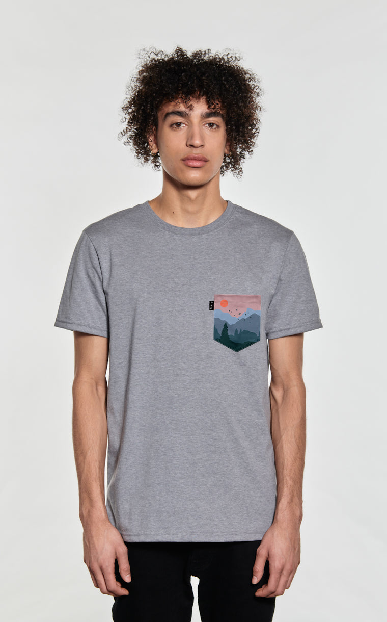 T-shirt à poche pour homme avec poche Brokeback mountain ^ 