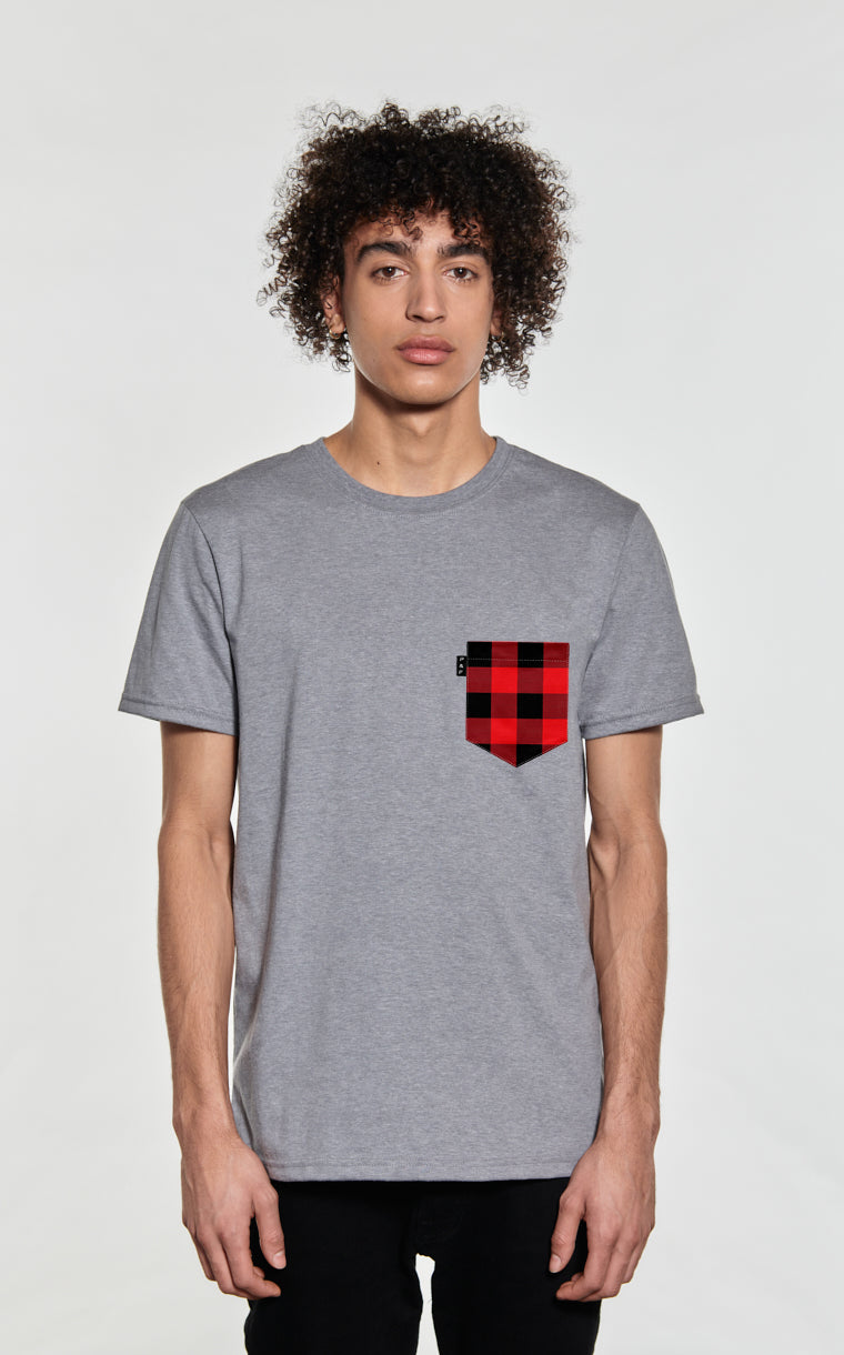 Kid's Plaid Pocket T-Shirt