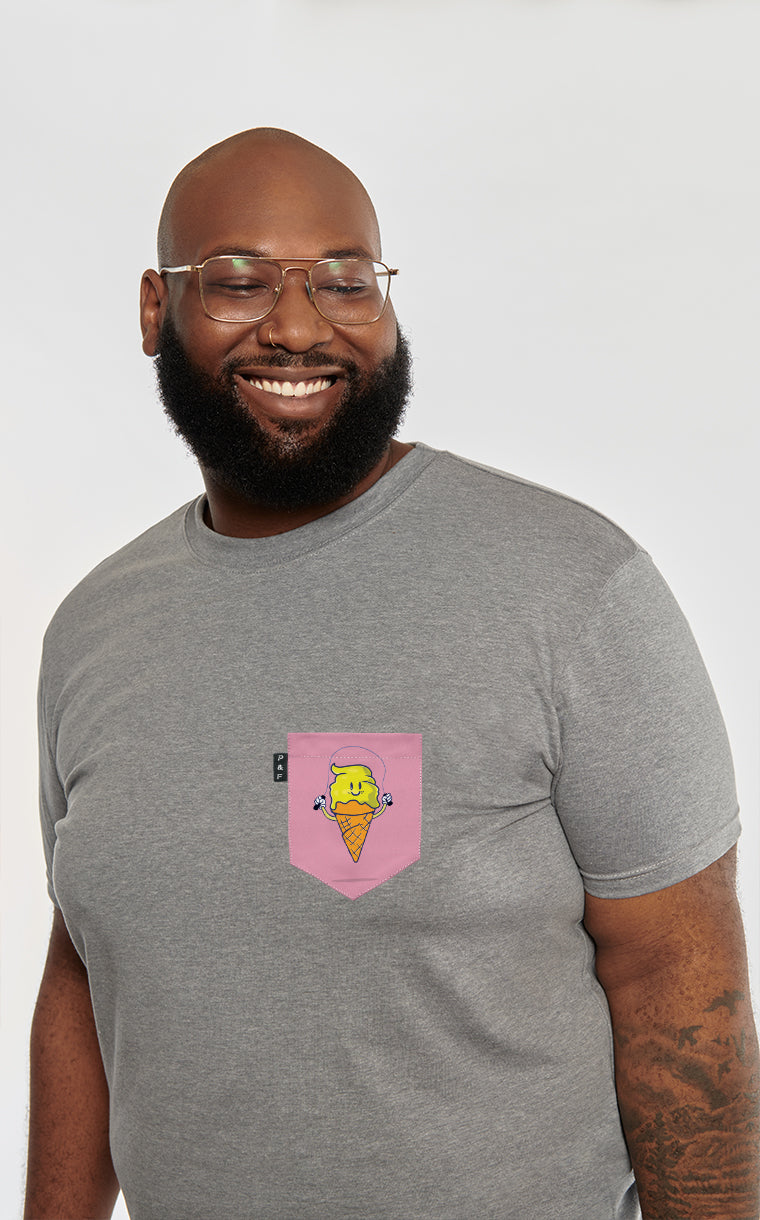 Ice Cream, Sweet Lemonade Pocket T-Shirt