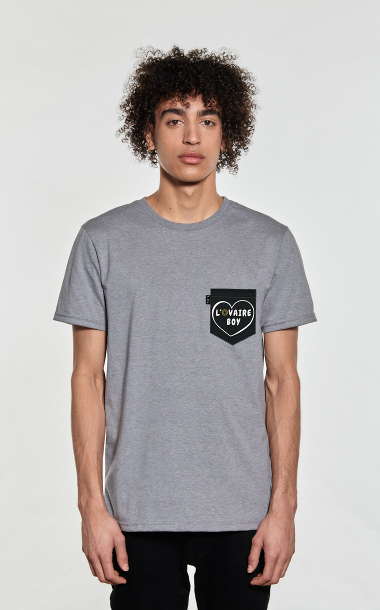 L'ovaire boy black pocket t-shirt