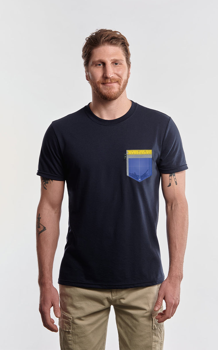 4 inch strong pocket t-shirt