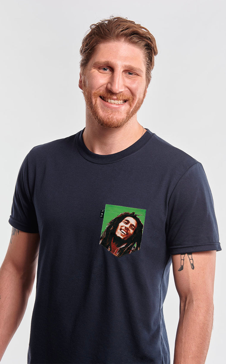 Bob Pocket T-Shirt with Hair