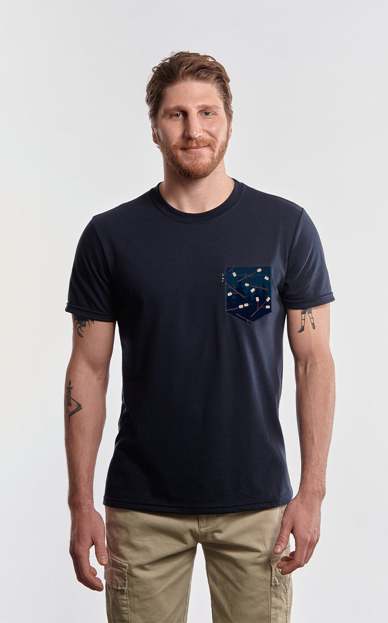 Marshmallow Grain Pocket T-Shirt