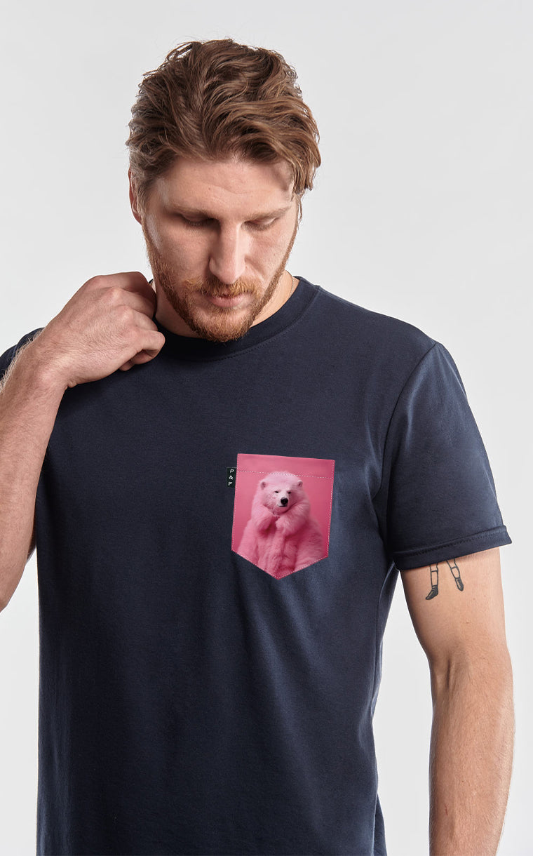 Polenciaga Bear Pocket T-Shirt