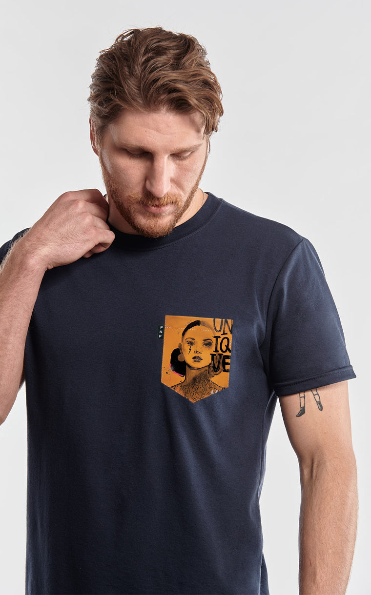 T-shirt à poche Unique