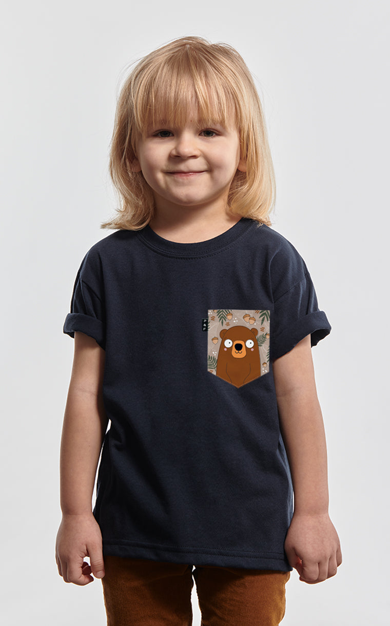 T-shirt à poche Ours Winston