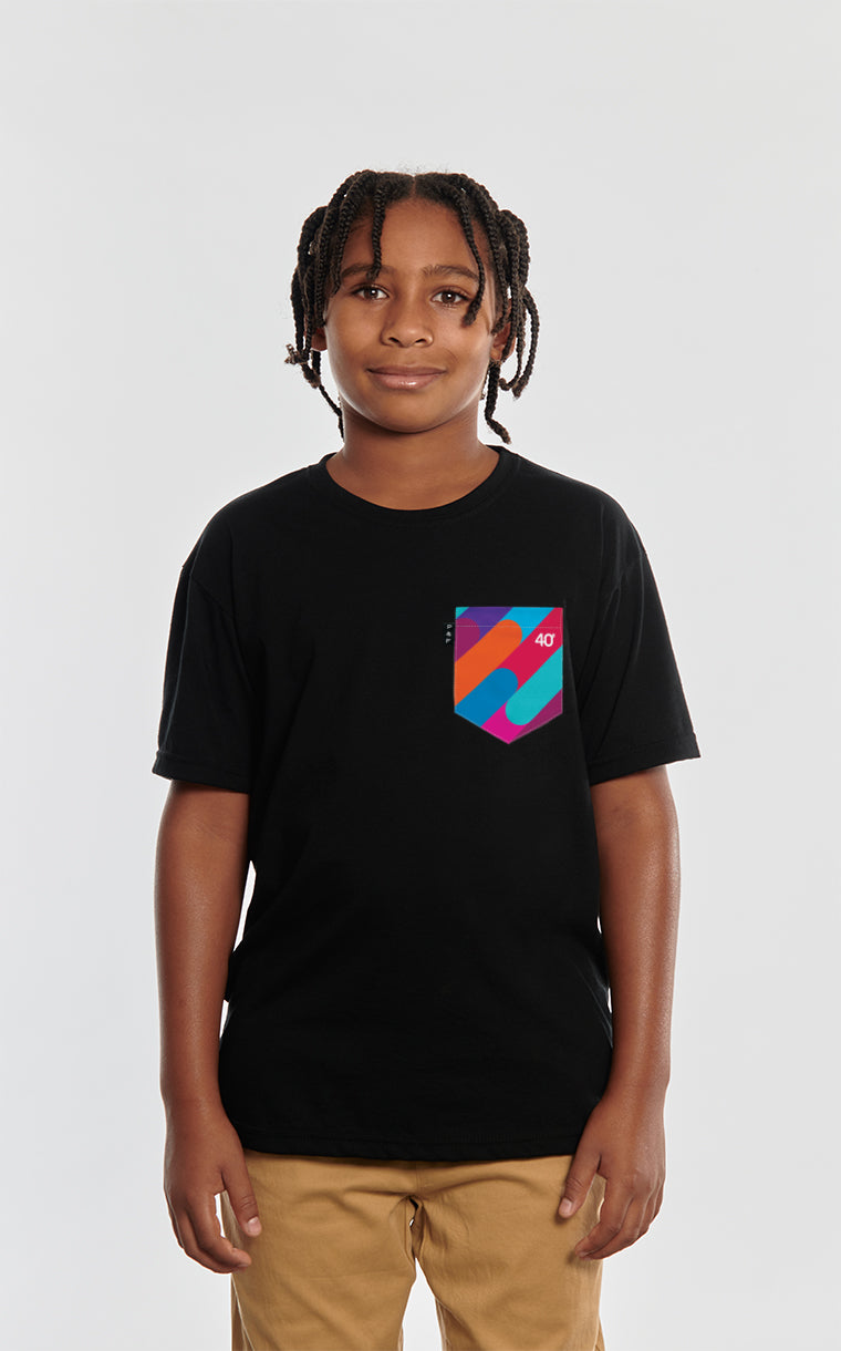 T-shirt à poche pour enfant avec poche AlterGo ^ 