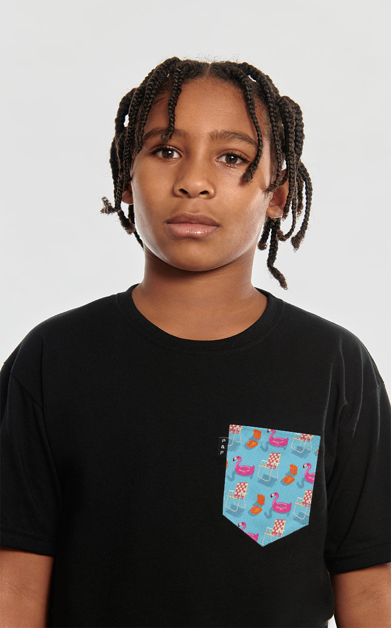 T-shirt à poche pour enfant avec poche Pierre-Yves McSwim ^ 