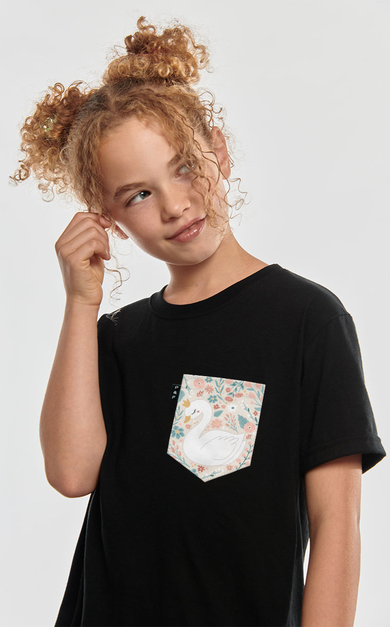 Sophia the Swan Pocket T-Shirt