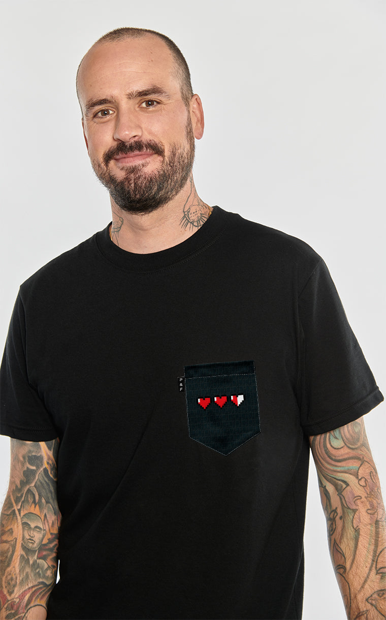 T-shirt à poche pour homme avec poche Les zel da mode ^ 