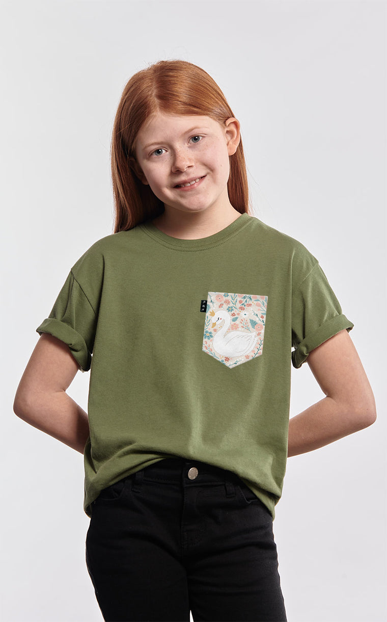 Sophia the Swan Pocket T-Shirt