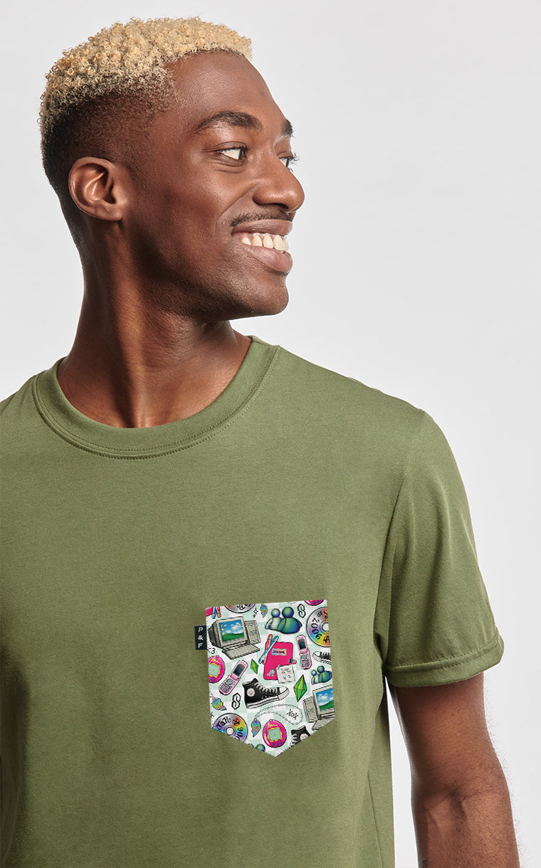 90s kids pocket t-shirt