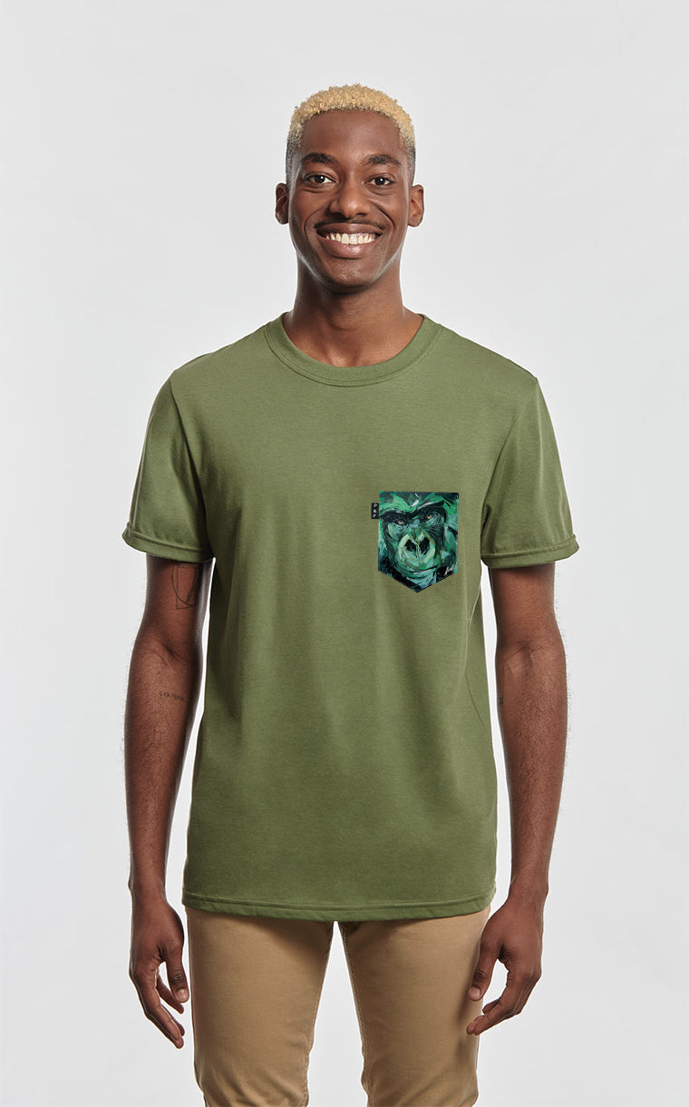 Happy Monkey Hen Pocket T-Shirt!