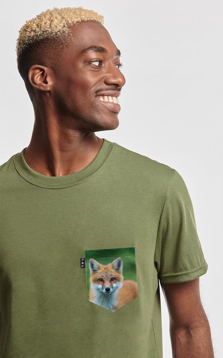 Rouzé like a fox pocket t-shirt