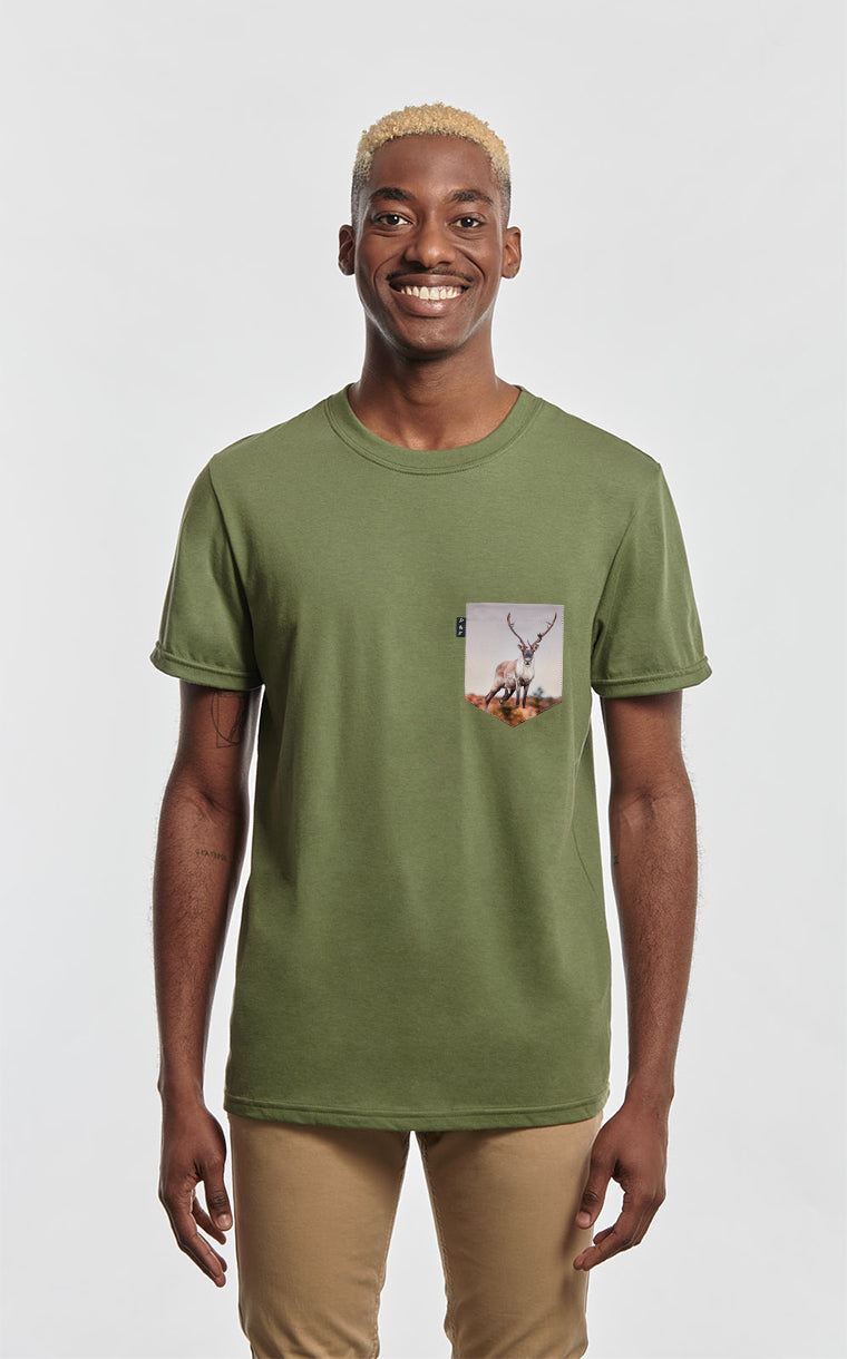 T-shirt à poche pour homme avec poche Vintsinçenne ^ 