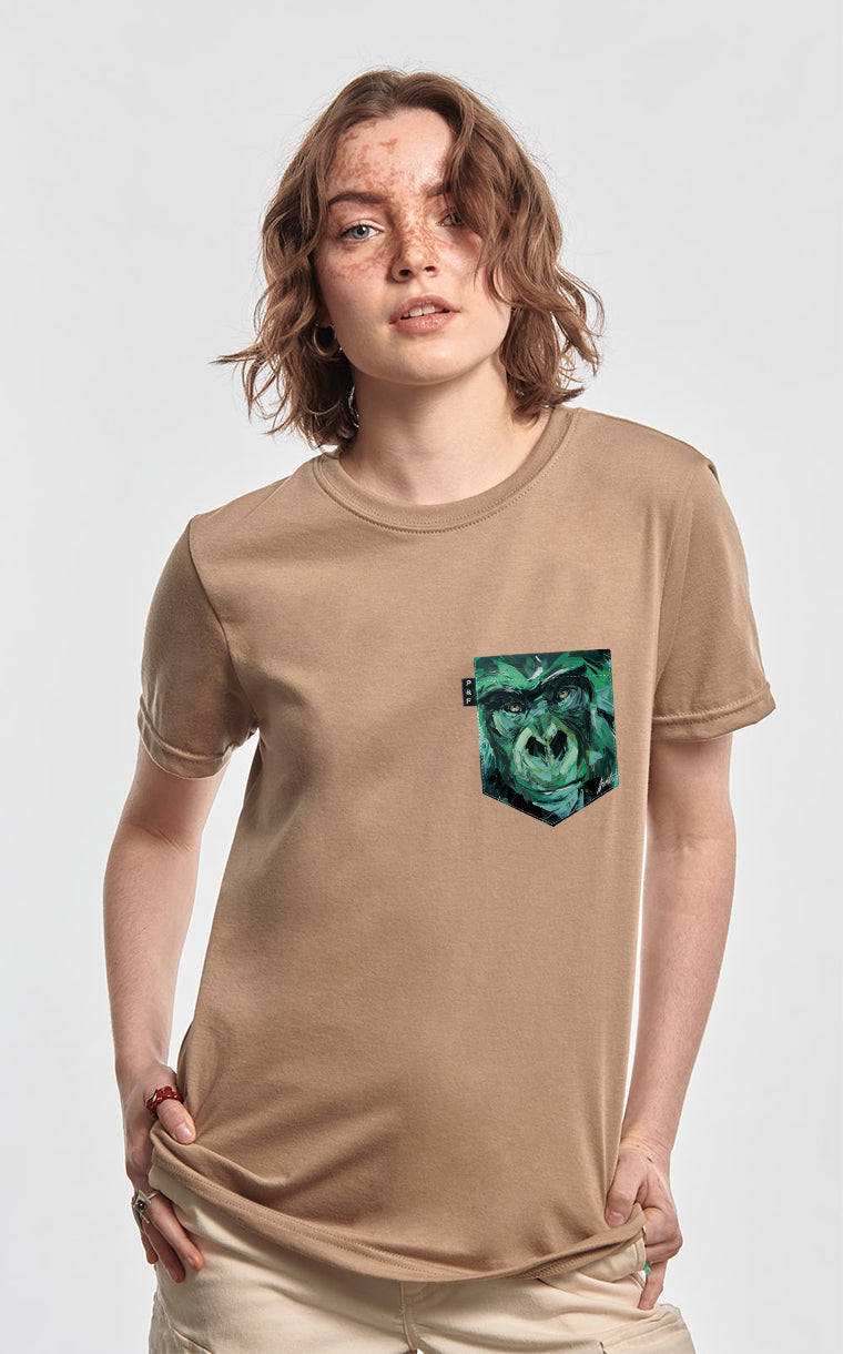 Bonne Singe Hen Boyfriend Pocket T-Shirt!