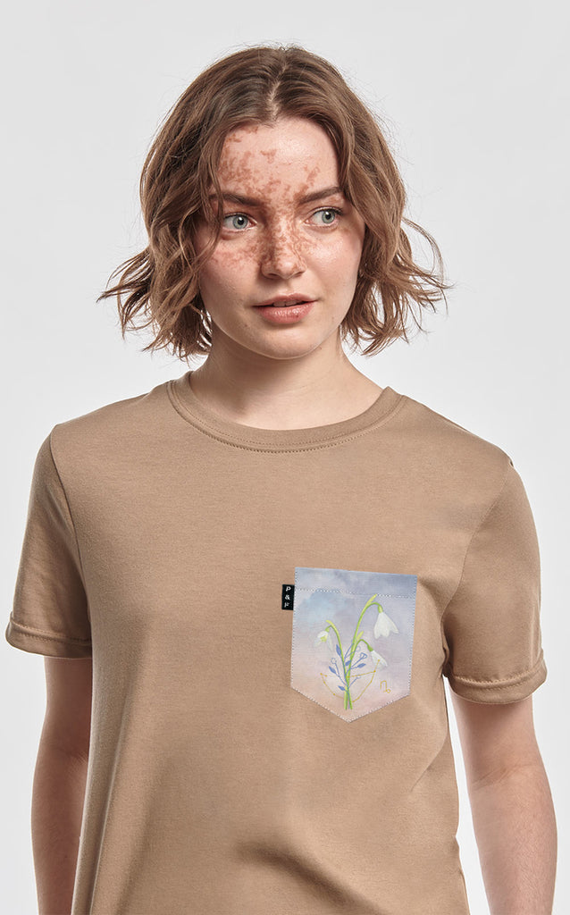 T-shirt Femme Madewell Avec Poche Dos - Taille M, Lavande, Soie Et Coton, Neuf Avec étiquettes