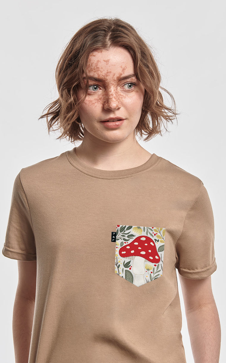 Dwight Shroom Pocket Boyfriend Fit T-Shirt