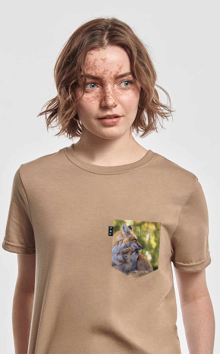 T-shirt coupe Boyfriend à poche Doux comme un regard