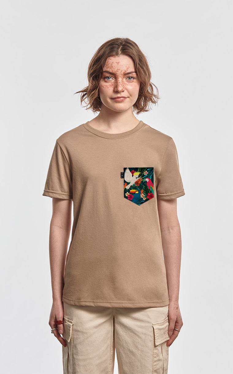 King Toucan-Khamon Boyfriend Pocket T-Shirt